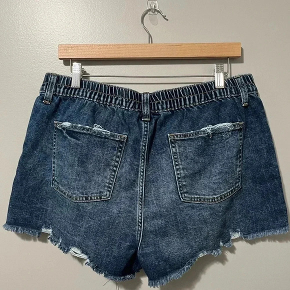 Aerie Daydream Destroyed Denim Shorts - Picture 10 of 14
